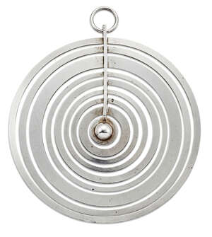 
	
		Tapio Wirkkala (Finnish 1915-1985), for Nilo Westerback, a 'Silver Moon' pendant,
		