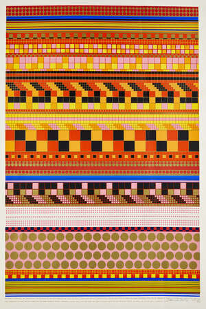 
	
		Sir Eduardo Paolozzi CBE RA, 
		Scottish 1924-2005- 
		 
		Theory of Relativity, 1967;...