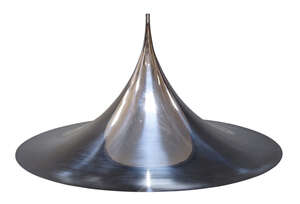 
	
		Claus Bonderup & Torsten Thorup, a 'Semi Maxi' chrome pendant shade, produced by Fog &...