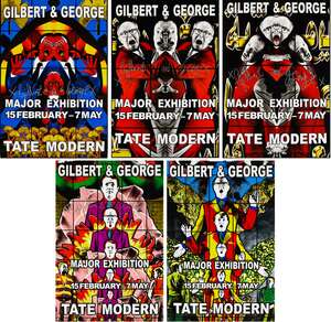 
	
		Gilbert & George, 
		British b.1943 & b.1942- 
		 
		Major Exhibition Tate Modern, 2007;...