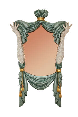 
	
		Brian Irving, a polychrome painted and gilt frame wall mirror  
		c.1990  
		A scarce...