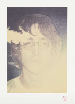 
	
		John Lennon MBE & Yoko Ono,
		British 1940-1980 & Japanese b. 1933-
		 
		Imagine John...