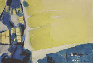 Borge Sornum,
Danish 1920-1985
 
Untitled composition; 
 
mixed paint technique on canvas,...