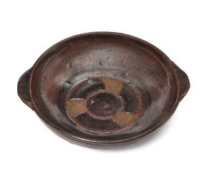 
	
		Katherine Pleydell-Bouverie (1895-1985), a handled dish 
		c. 1935, impressed seal to...