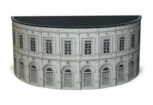 
	
		Piero Fornasetti (Italian 1913-1988), an Amphitheater low table    
		c.1980, applied...