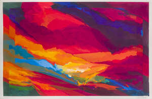 
	
		David Leverett, 
		British 1938-2020 - 
		 
		The Fifth Season, 1991; 
		 
		acrylic on...