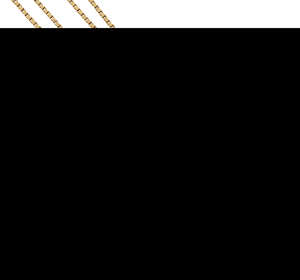 
	
		A late 19th century gold guard chain, of box link design with later bolt ring clasp,...