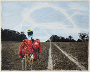 
	
		Boyd & Evans,
		British b. 1944/1945-
		 
		Scarecrow, 1990; 
		 
		pencil on paper, 66...