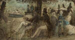 
	
		Constantin-Ernest-Adolphe-Hyacinthe Guys, 
		Dutch / French 1802-1892- 
		Promenade au...