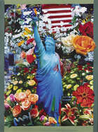 
	
		Peter Max, 
		German/American b.1937- 
		 
		Land of the Free home of the Brave II, 2005;...