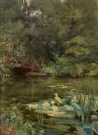 
	
		Mildred Anne Butler, RA, RWS, 
		Irish 1858-1941- 
		View of a garden; and View of a...