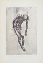 
	
		Pietro Annigoni, Italian 1910-1988- Studio per Cristo Deposto; offset lithograph, signed...