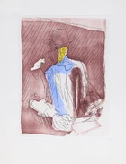 Jacques Villon, French 1875-1963, Portrait of an Artist; Two Cubist Vases; Homme Prêchant;...