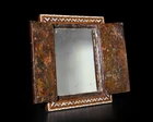 A mother-of-pearl and bone inlaid mirror case, Ottoman Turkey or provinces, 19th/20th...