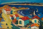 To Be Sold with No Reserve: Robert Leboucher, French 1919-2017 - Village au bord de la mer; ...