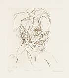 
	
		Frank Auerbach,
		British/German b.1931-
		 
		Six Etchings of Heads [Marlborough...