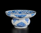 A blue and white spittoon, China for the export market, 18th century, 
Possibly Kangxi period...