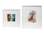 Raymond Higgs, British 1940-2017, Interior, 2009; Prism, 2007; two reduction wood engravings in...