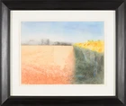 To Be Sold with No Reserve: Donald Wilkinson, British b.1937- Edge of the Sunflower field -...