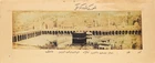 Five black and white panoramic views of Mecca, its vicinity and Medina : Three of Masjid...
