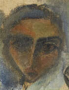 
	
		Roger Hilton,
		British 1911-1975-
		 
		Head of a woman;
		 
		oil on...