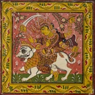 Two Orissa school paintings,India, second half 20th century
Durga; Krishna and Radha
varnished...
