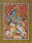 Two Orissa school paintings,India, second half 20th century
Durga; Krishna and Radha
varnished...