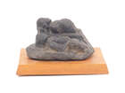 
	
		A Gandhara grey schist sculpture, 3rd-4th century century, mounted on wood base, 12cm...