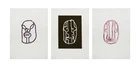 Tom Phillips CBE RA, British 1937-2022, 
1263 Heads From the Portfolio "Dante, I had Not Known...