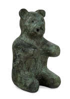 
	
		Laura Ford, 
		British b.1961 - 
		 
		Smoking Bear, 1987; 
		 
		bronze, H38 x W18.5...