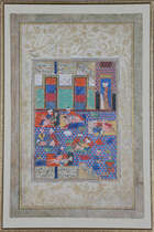 
	
		A very rare early illustration to a mid-13th century obscene poem, Bukhara, Iran, late...