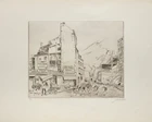 Joseph Hecht, Polish 1891-1951, Paris, Rue des Pretres Saint-Severin, Rue Mouffetard,...