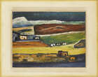 
	
		Pranas Domsaitis, 
		South African 1880-1965 - 
		 
		Landscape with cottages;...