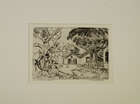 
	
		Russell Sidney Reeve RE RBA, British 1895-1970- Portuguese Garden; etching, signed,...