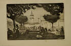 
	
		Russell Sidney Reeve RE RBA, British 1895-1970- Portuguese Garden; etching, signed,...