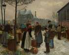 
	
		William Henry Bartlett, 
		Irish 1858-1932- 
		Hot Soup by the Church of...