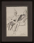 
	
		Dame Laura Knight RA RE RWS, 
		British 1877-1970 -  
		 
		Couple celebrating...