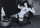 
	
		Irving Klaw, American 1910-1966- Three Bondage/Fetish Photographs of Bettie Page, c....