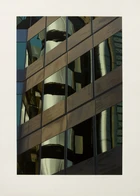 Brendan Neiland, British b.1941- Autumn Landscape, 1982; Times Square, 1983; Lloyds, 1982; three...