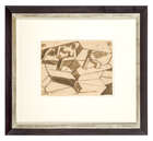 
	
		David Bomberg, 
		British 1890-1957- 
		 
		Stairs, (the Theatre Trap Door), 1919;...