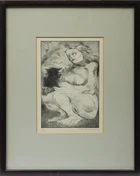 To Be Sold with No Reserve: Maurice Cockrill, British, 1936-2013
Nude with cat;
monochrome...