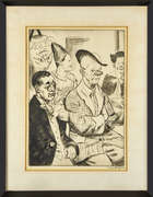 
	
		Dame Laura Knight DBE RA RWS, 
		British 1877-1970- 
		 
		Some Clowns, 1930; 
		 
		