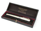 
	
		A presentation silver fountain pen by Anthony Gordon Elson, London, 2000, in fitted case,...