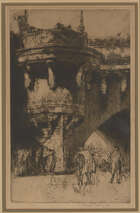 
	
		Sir Frank Brangwyn RA RWS RBA, 
		 
		British 1867-1956; 
		 
		 
		Buttress of the...