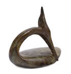 
	
		Guy Taplin, 
		British b.1939 - 
		 
		Preening miniature grebe; 
		 
		bronze,...