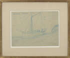 
	
		Alfred Wallis, 
		British 18551942 - 
		 
		Untitled (Double-sided); 
		 
		pencil...