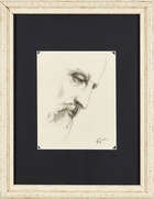 Eugène Zak, 
Polish 1884-1926- 
Profile of a gentleman; 
pencil on paper, with the Artist's...