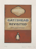 
	
		Harland Miller, 
		British b.1964- 
		 
		Gateshead Revisited, 2009;
		 
		screenprint...