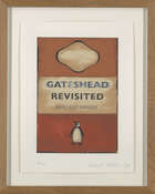
	
		Harland Miller, 
		British b.1964- 
		 
		Gateshead Revisited, 2009;
		 
		screenprint...