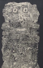 Jean Dubuffet, French 1901-1985, Composition Barbe, 1959; collotype on paper, unsigned, from the...